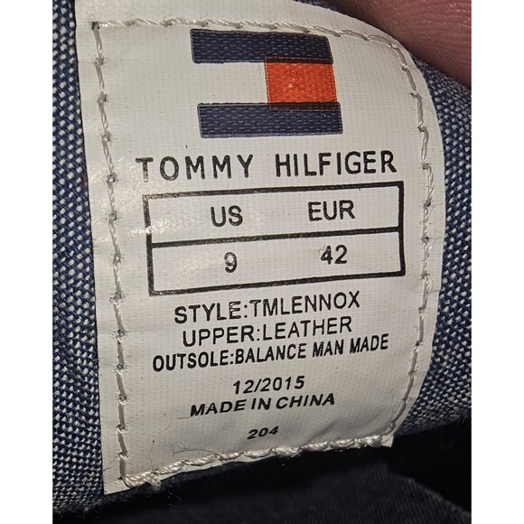 Tommy Hilfiger Brown Leather Suede Slip on Loafer Sneaker Size 9 Style TMLENNOX - Picture 9 of 9